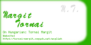 margit tornai business card